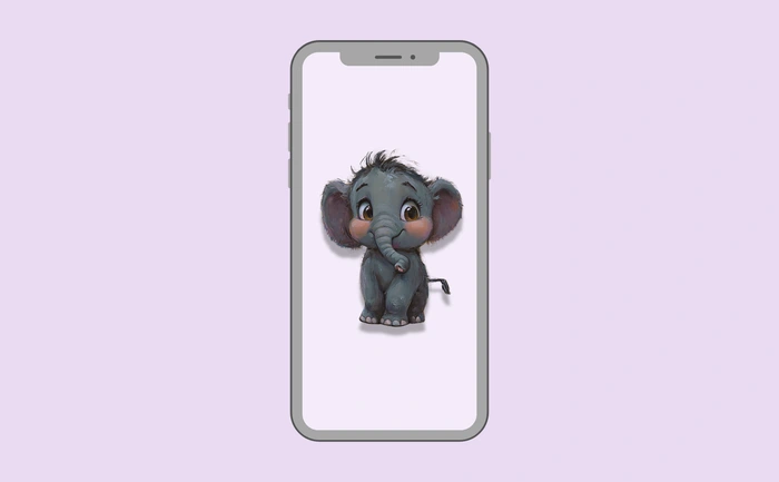 Wallpaper preview on smartphone