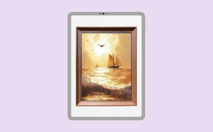 Wallpaper preview on tablet