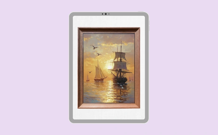 Wallpaper preview on tablet