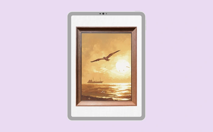 Wallpaper preview on tablet