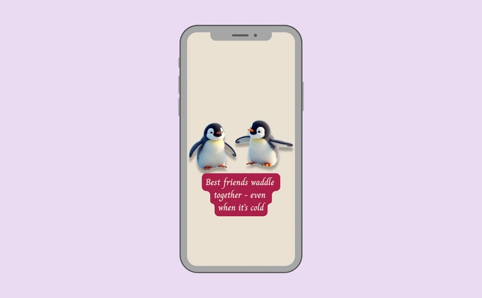 Wallpaper preview on smartphone