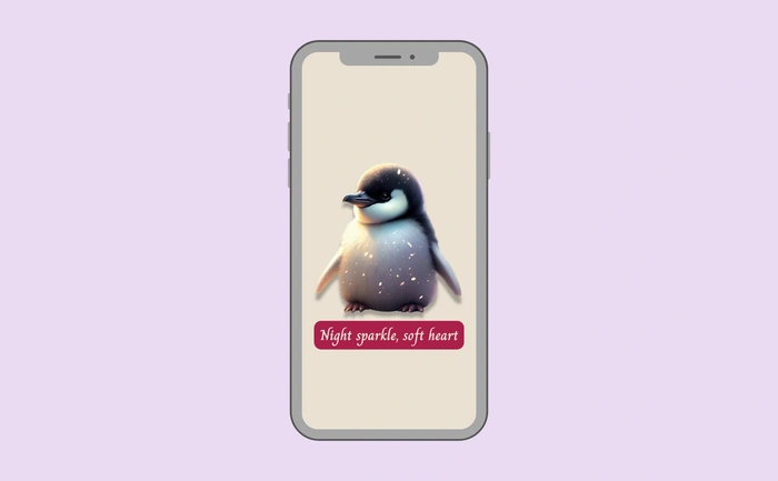 Wallpaper preview on smartphone