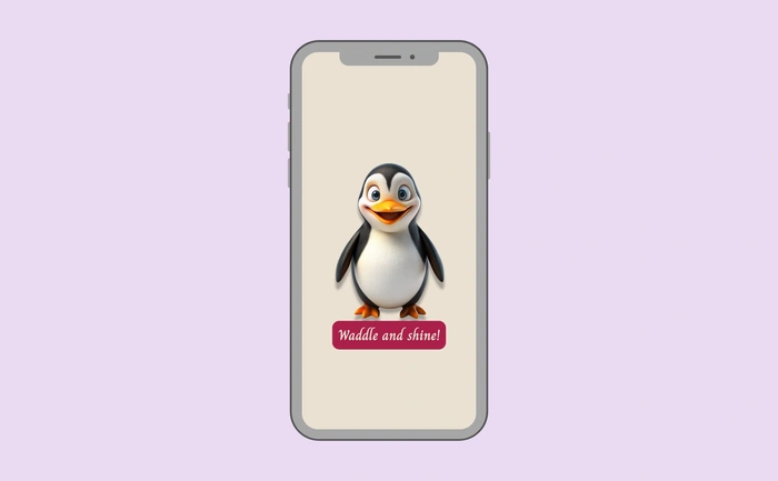 Wallpaper preview on smartphone