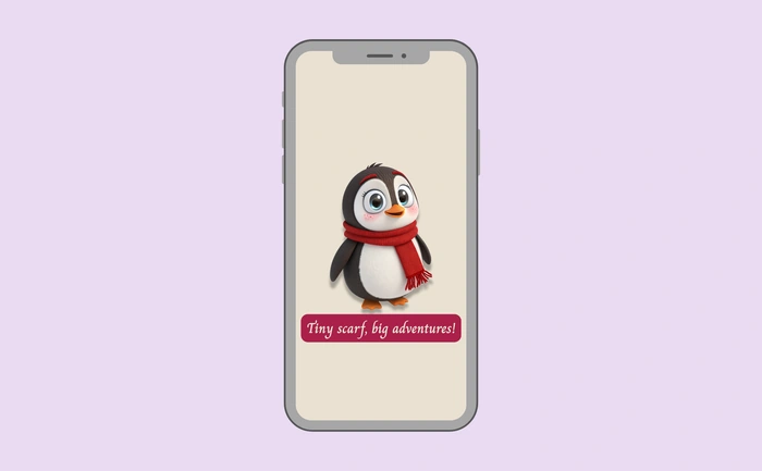 Wallpaper preview on smartphone