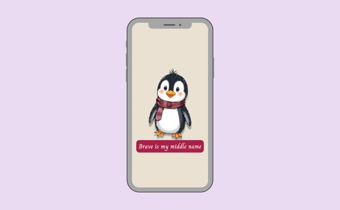 Wallpaper preview on smartphone