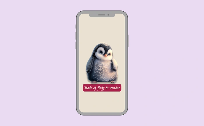 Wallpaper preview on smartphone