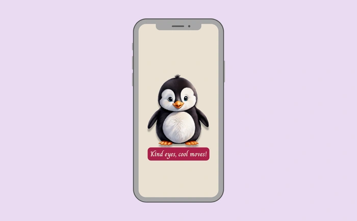 Wallpaper preview on smartphone