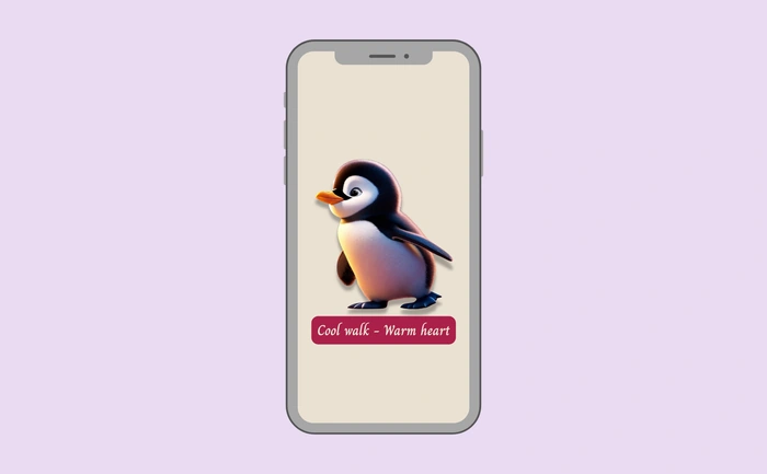 Wallpaper preview on smartphone