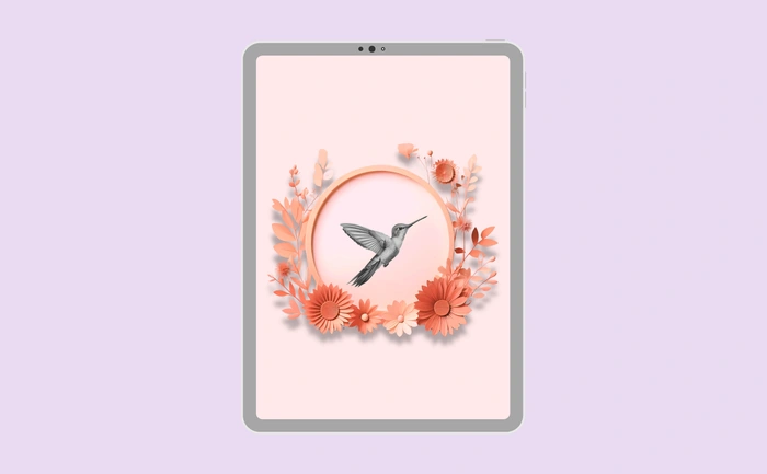 Wallpaper preview on tablet
