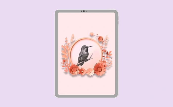 Wallpaper preview on tablet
