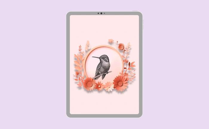 Wallpaper preview on tablet