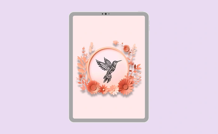 Wallpaper preview on tablet