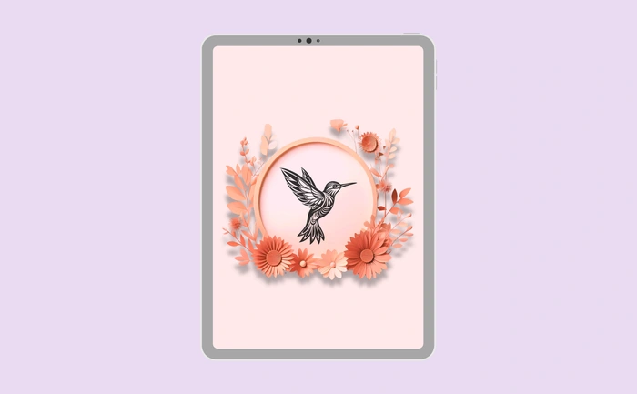 Wallpaper preview on tablet