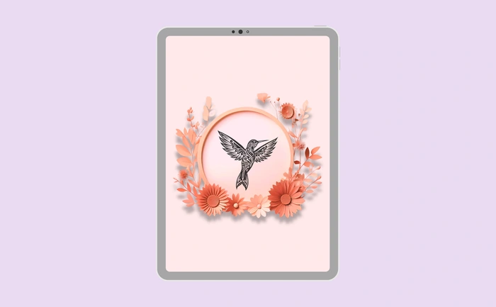 Wallpaper preview on tablet