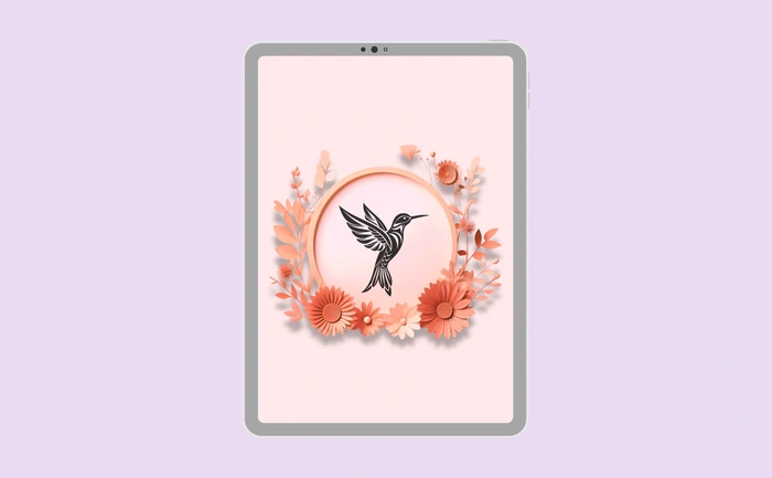 Wallpaper preview on tablet