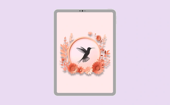 Wallpaper preview on tablet
