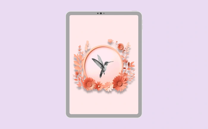 Wallpaper preview on tablet