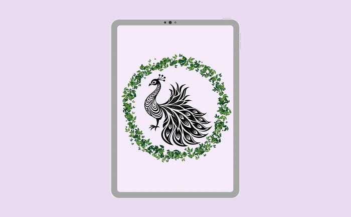Wallpaper preview on tablet