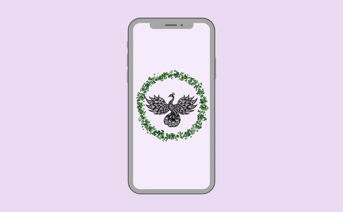 Wallpaper preview on smartphone