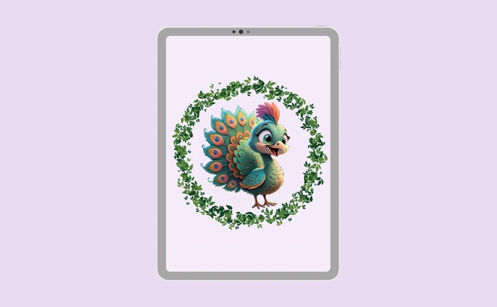 Wallpaper preview on tablet