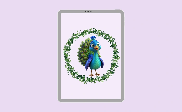Wallpaper preview on tablet