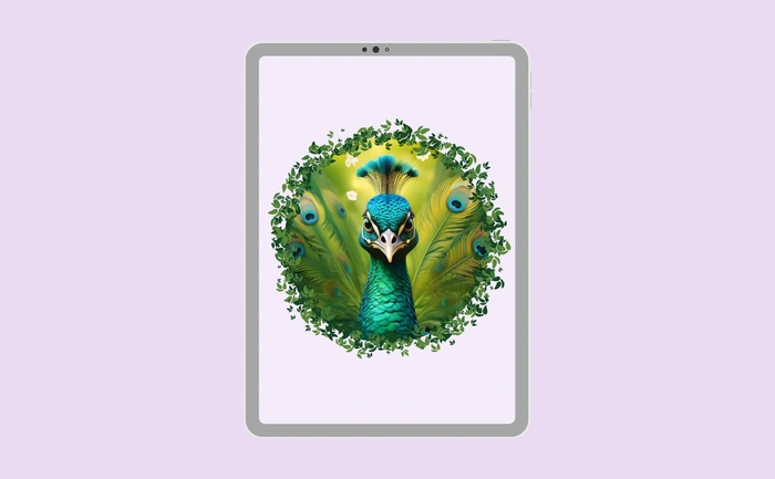 Wallpaper preview on tablet