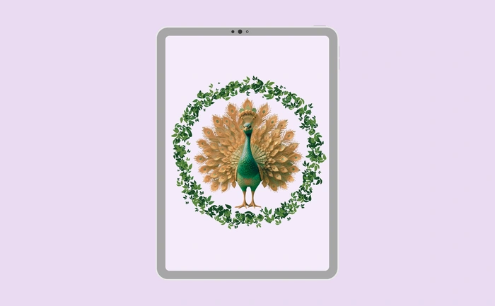 Wallpaper preview on tablet