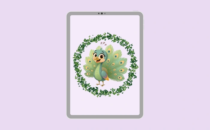 Wallpaper preview on tablet