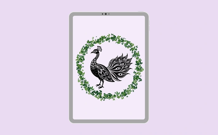 Wallpaper preview on tablet