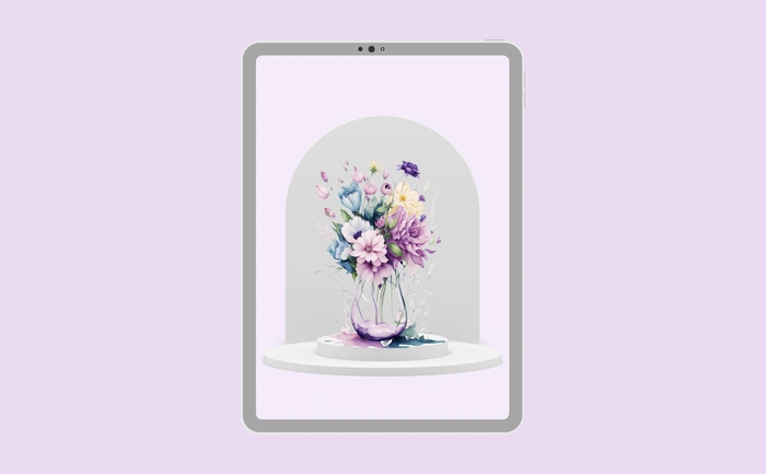 Wallpaper preview on tablet