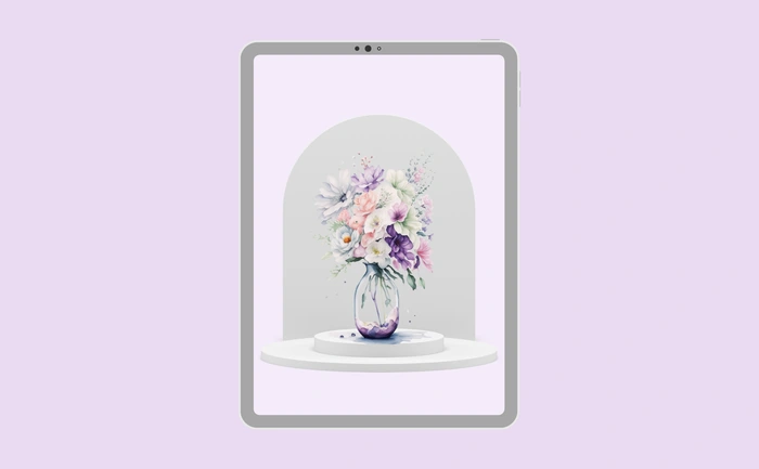 Wallpaper preview on tablet