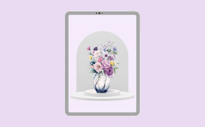 Wallpaper preview on tablet