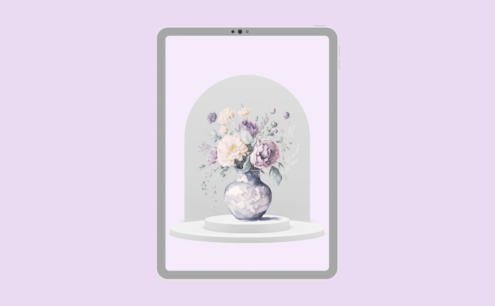Wallpaper preview on tablet