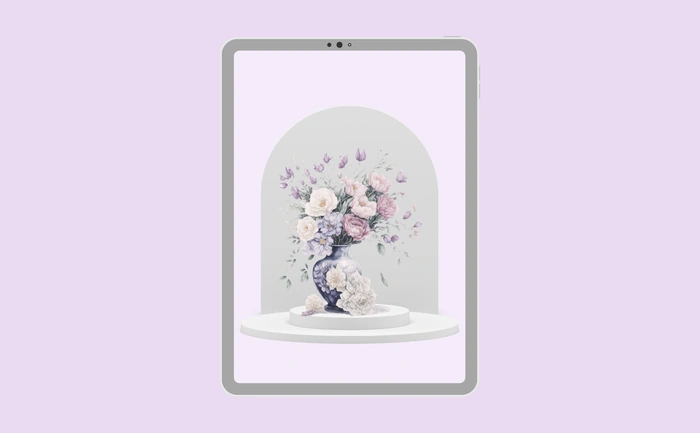 Wallpaper preview on tablet