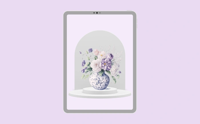 Wallpaper preview on tablet