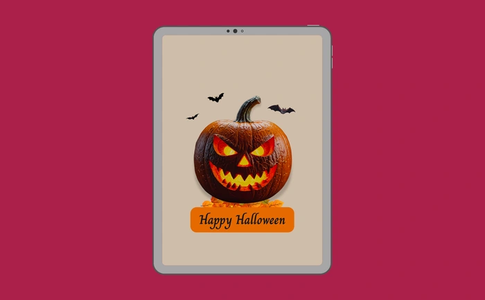 Wallpaper preview on tablet
