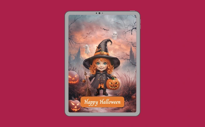 Wallpaper preview on tablet