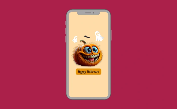 Wallpaper preview on smartphone