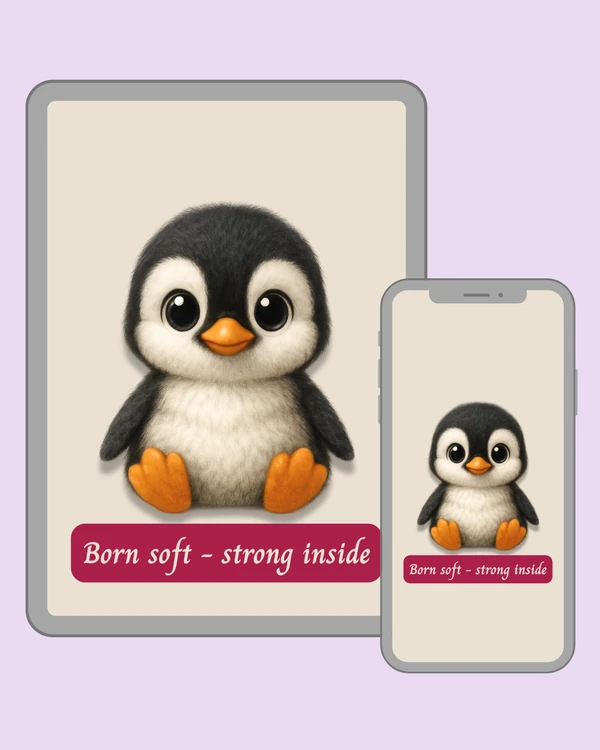 Fluffy on the outside, quietly strong within – a gentle companion for days that need a little extra courage.