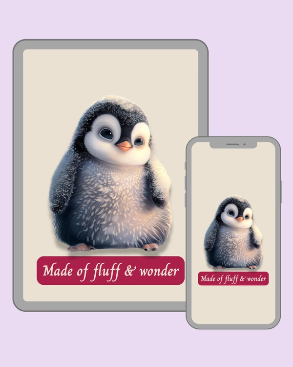 Soft, curious and wonderfully fluffy – a tiny penguin filled with a whole world of wonder.