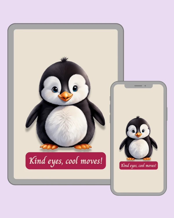 A charming little penguin with a gentle heart, a cool attitude and plenty of personality.